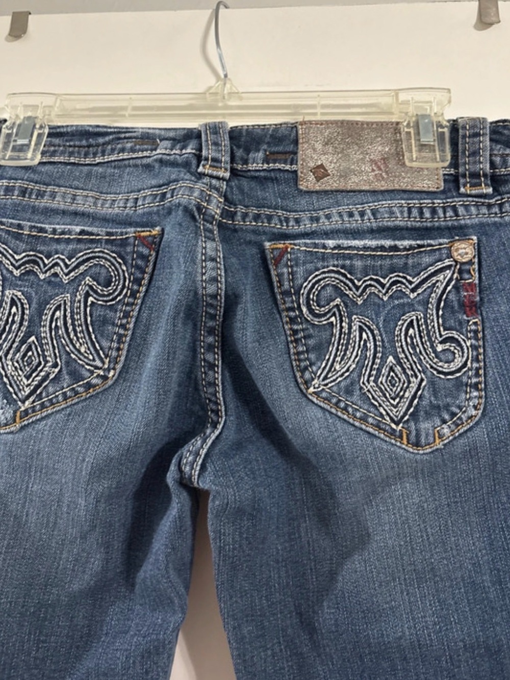 MEK Women’s Dark Wash Bootcut Jeans - Blue